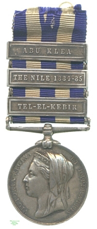Egyptian Medal, 1882