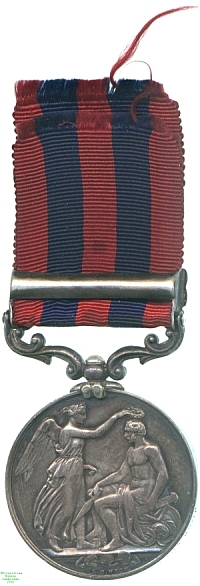 India General Service Medal, 1854