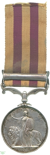 Indian Mutiny Medal, 1858-1859