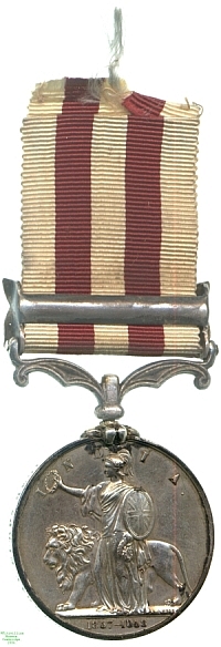 Indian Mutiny Medal, 1858-1859