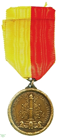 Liège Siege Medal, 1920