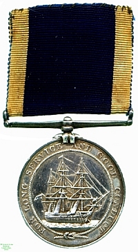 Naval Long Service & Good Conduct Medal, 1848