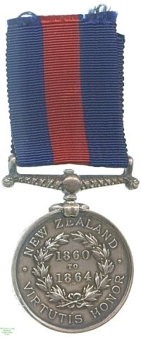 New Zealand Medal (1860 to 1864), 1869