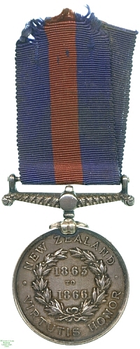 New Zealand Medal (1863 to 1866), 1869
