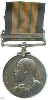 Africa General Service Medal, 1903