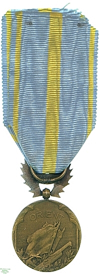Army of the Orient Medal, 1926