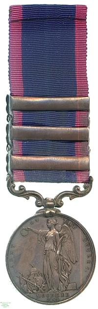 Sutlej Campaign Medal (Moodker), 1845