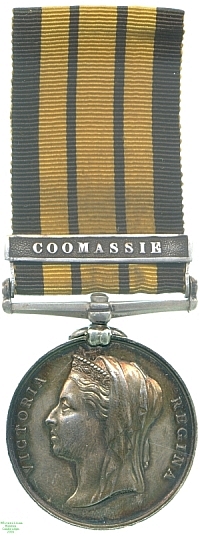 Ashantee War Medal, 1874