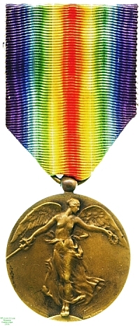 Victory Medal 1914-1919 (Belgian), 1919