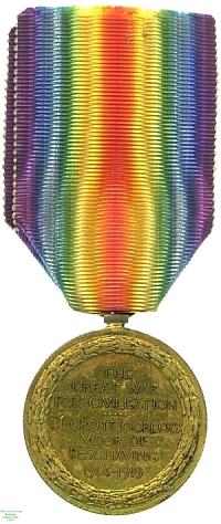 Victory Medal 1914-1919 (South Africa), 1919