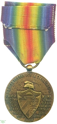 Victory Medal 1914-1919 (Cuba), 1919