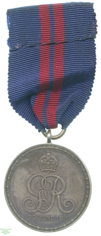Coronation Medal (George V), 1911