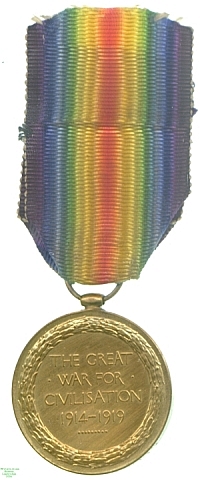 Victory Medal 1914-1919 (British), 1920