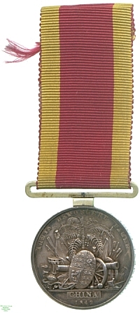 First China War Medal, 1843