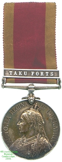Third China War Medal, 1901