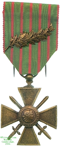 Croix de Guerre, 1915