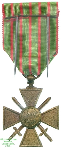 Croix de Guerre, 1915