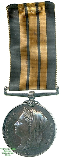 East and West Africa Medal, 1896