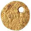 Image of obverse of Charles I gold angel