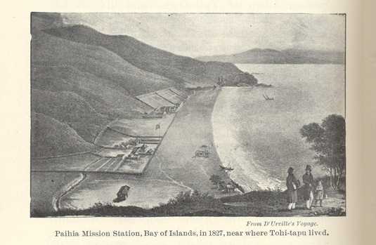 Paihia Mission Station, Bay of Islands, in 1827